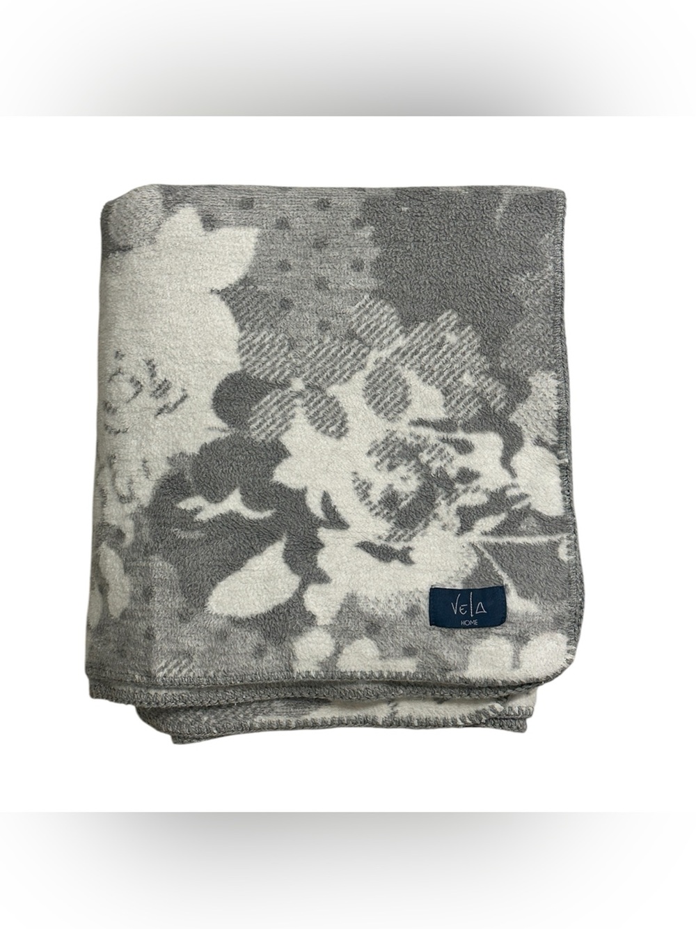 Vela Home Plush Floral Throw Blanket